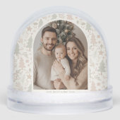 Custom Photo Snow Globe – Holiday Keepsake (正面)