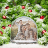 Custom Photo Snow Globe Personalized Christmas  (クリスマス)