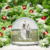 Custom Photo Snow Globe – Personalized Family Gift (クリスマス)