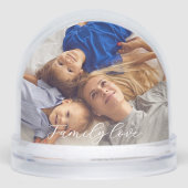Custom Photo Snow Globe – Personalized Gift (正面)