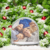 Custom Photo Snow Globe – Personalized Gift (クリスマス)