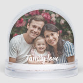 Custom Photo Snow Globe – Personalized Gift (正面)