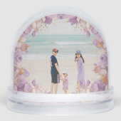 Custom Photo Snow Globe shells– Personalized Gift (正面)