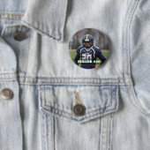 Custom photo sports button / pin football 缶バッジ (インサイチュ)