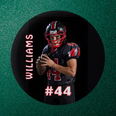 Custom photo sports button / pin football 缶バッジ