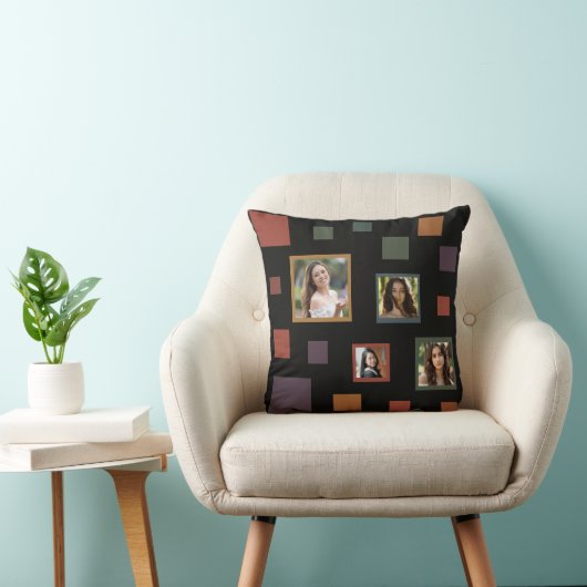 Custom Photo Squares クッション (椅子)