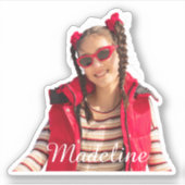 Custom Photo Stickers | Personalized Vinyl Decals シール (正面)