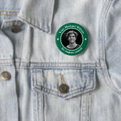 Custom Photo Student Union Election Dark Green 缶バッジ (インサイチュ)