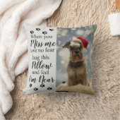 Custom Photo Sympathy gift for pet owners クッション (ブランケット)