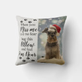 Custom Photo Sympathy gift for pet owners クッション (裏面)