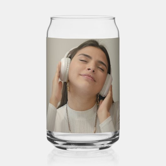 Custom Photo Template ガラス缶 (正面)