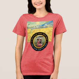 Custom Photo Text – Birthday Holiday Anniversary トライブレンドＴシャツ