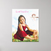 Custom Photo & Text Canvas Print キャンバスプリント (正面)