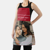 Custom Photo & Text Romantic Gift - Personalized  エプロン (インサイチュ)