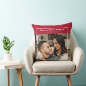 Custom Photo & Text Romantic Gift - Personalized  クッション (椅子)