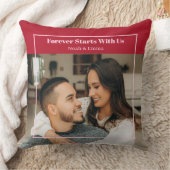 Custom Photo & Text Romantic Gift - Personalized クッション (ブランケット)