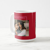 Custom Photo & Text Romantic Gift - Personalized  コーヒーマグカップ (正面左)