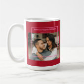 Custom Photo & Text Romantic Gift - Personalized  コーヒーマグカップ (左)