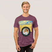 Custom Photo-Text – Van Gogh Art Birthday Holiday トライブレンドＴシャツ (正面全面)
