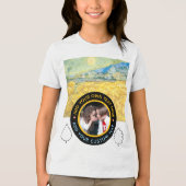Custom Photo-Text – Van Gogh Art Birthday Holiday トライブレンドＴシャツ (正面)