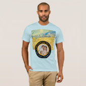 Custom Photo-Text – Van Gogh Art Birthday Holiday Tシャツ (正面フル)