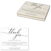 Custom Photo Thank You large scale ラバースタンプ (押印)