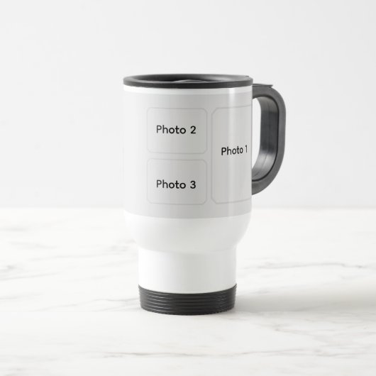 Custom Photo Thermal Mug – Personalized Name Gift トラベルマグ (正面右)