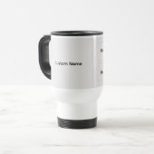 Custom Photo Thermal Mug – Personalized Name Gift トラベルマグ (正面左)