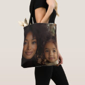 Custom photo tote all over print トートバッグ (クローズアップ)
