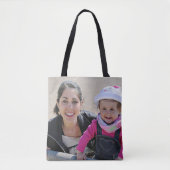 Custom photo tote for mom トートバッグ (正面)