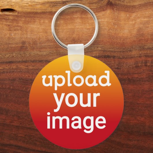 Custom Photo Upload  キーホルダー (正面)
