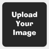 Custom Photo Upload– スクエアシール (正面)