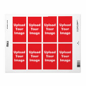 Custom Photo Upload– ラベル (フルシート)
