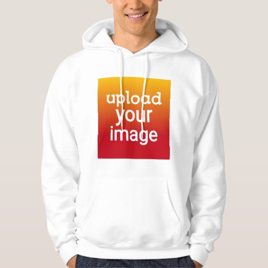 Custom Photo Upload T-Shirt – Personalized Upload パーカ (正面)