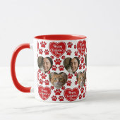 Custom Photo Valentine’s Day Cat Lover Mug  マグカップ (左)