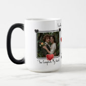 Custom Photo Valentines Coffee Mugs Online Dating モーフィングマグカップ (左)