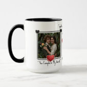 Custom Photo Valentines Coffee Mugs Online Dating モーフィングマグカップ (左)