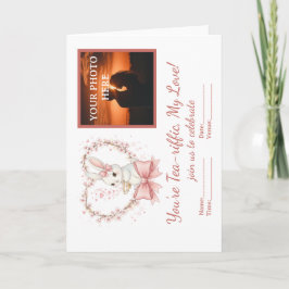 Custom Photo Valentine's Day Invitation Card シーズンカード