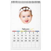 Custom Photo Wall Calendar 2026 All Months Print  カレンダー (2月 2026)