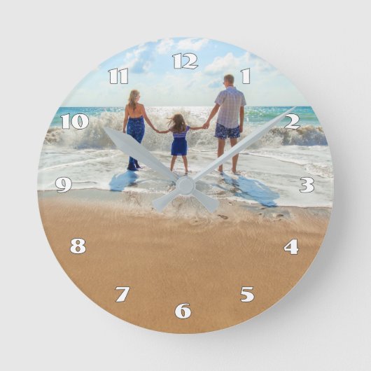 Custom Photo Wall Clock ラウンド壁時計 (正面)