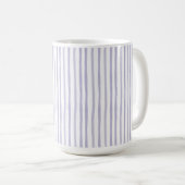 Custom Photo With Purple Stripes Mug For Dad コーヒーマグカップ (正面右)