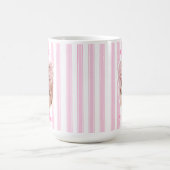 Custom Photo With Stripes Pattern Mug For Dad コーヒーマグカップ (中央)