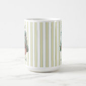 Custom Photo With Stripes Pattern Mug For Dad コーヒーマグカップ (中央)