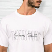 Custom Photographer Shirt, Personalized  Tシャツ