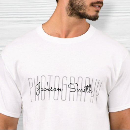 Custom Photographer Shirt, Personalized  Tシャツ