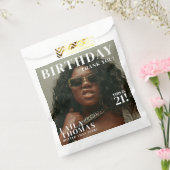 Custom Photos Birthday Party Magazine Cover フェイバーバッグ (封をした状態)