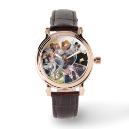 Custom Photos Collage Watch | Gift for Her 腕時計