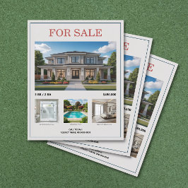 Custom Photos - For Sale Real Estate チラシ