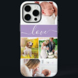 Custom Photos Memories Love Script purple  iPhone 16 Pro Maxケース<br><div class="desc">Introducing our Custom Family Photo Mom Memories Love Script purple Case-Mate iPhone Case, the perfect accessory to showcase cherished memories and express love for mom. If she's been searching for a phone case that truly reflects her individuality, look no further. This personalized iPhone case allows her to feature custom family...</div>