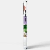 Custom Photos Memories Love Script purple Case-Mate iPhoneケース (裏面 / 左)